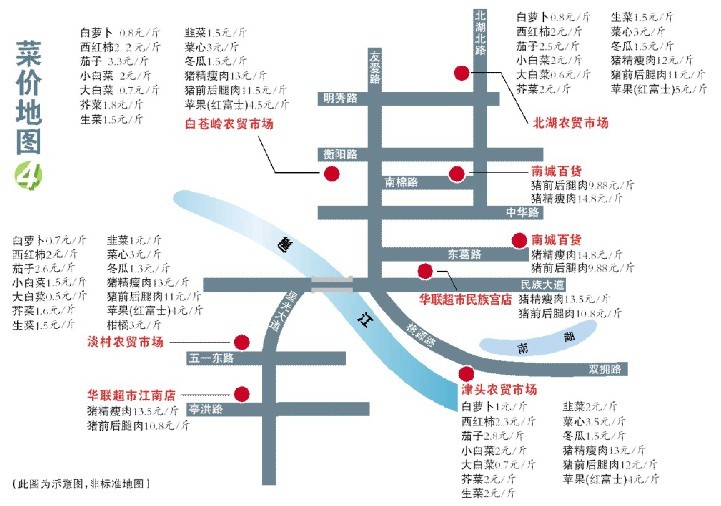 受陰雨天影響南寧蔬菜價變動大 水果價幾乎無變動